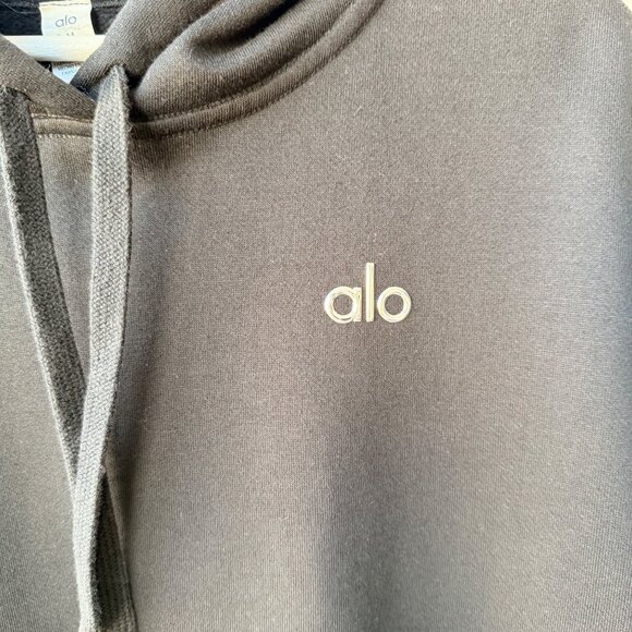 Alo Yoga Accolade Hoodie – Size M , black P15 - Picture 4 of 8